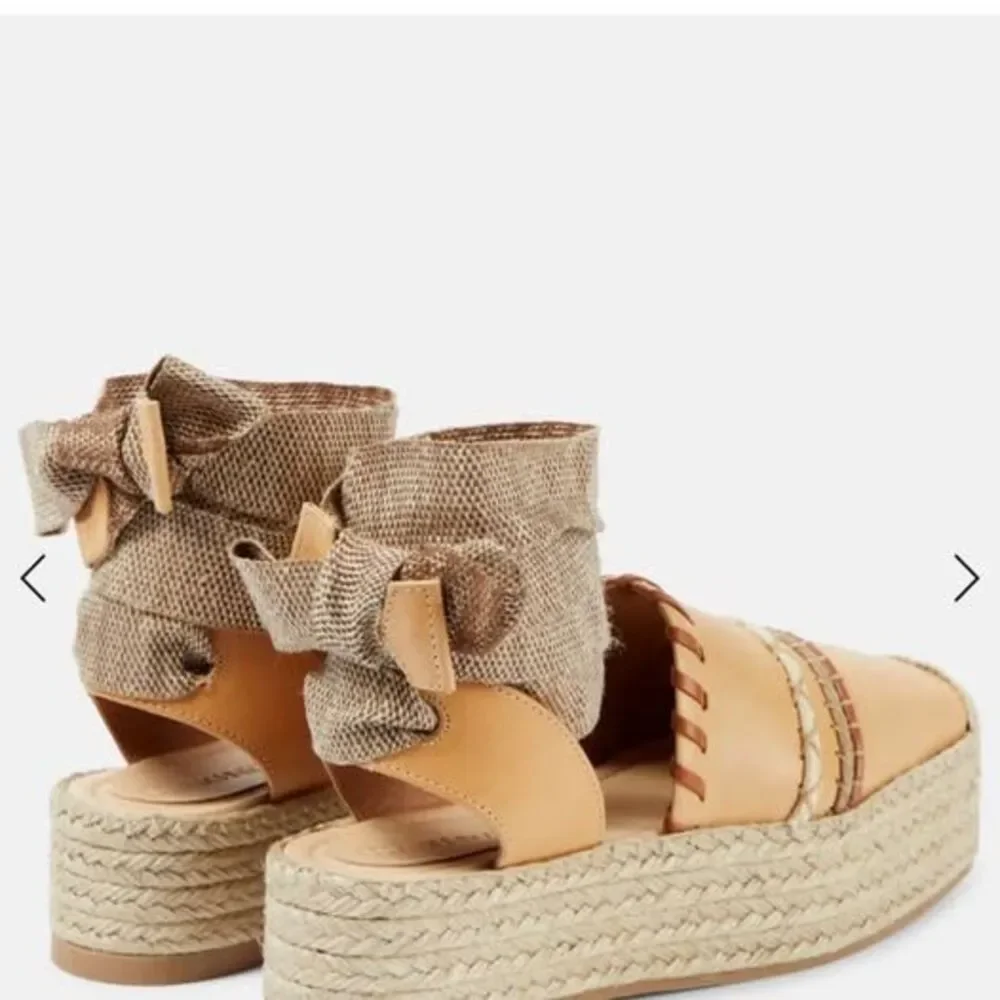 Ulla Johnson Leather platform espadrilles NWT SIZE 38 - Picture 4 of 10